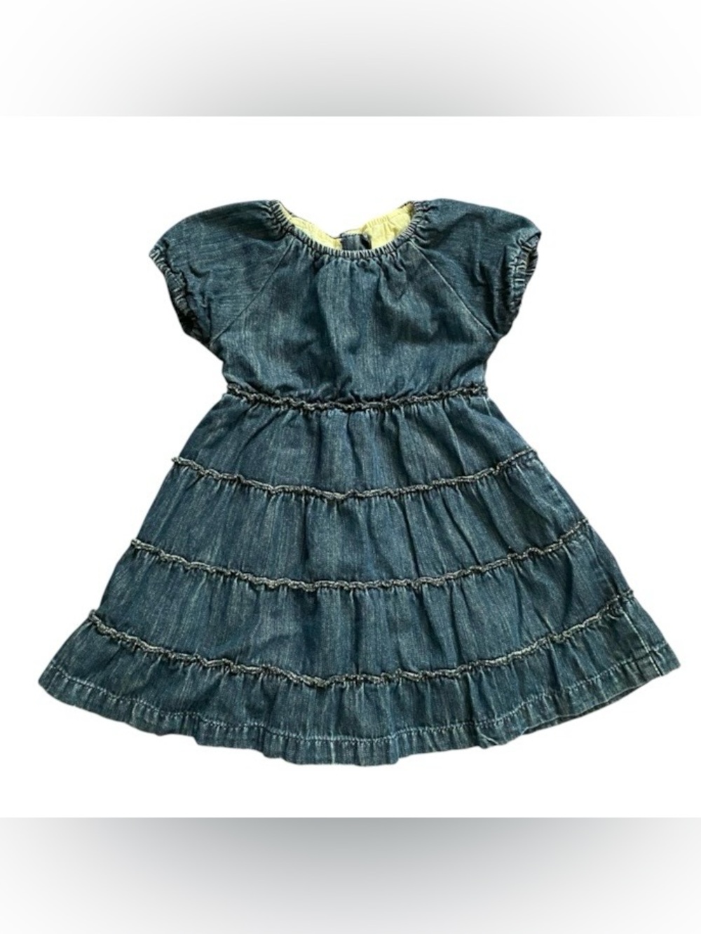Paper Denim & Cloth Denim Tiered Skirt Dress Girl’s 3T